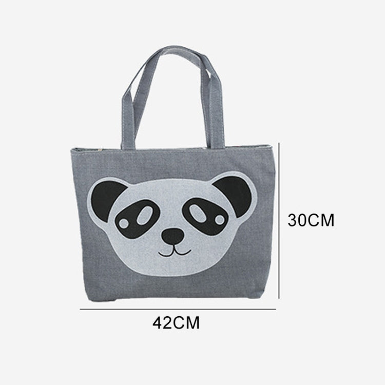 2 PCS Women Canvas Shoulder Hand Bag Tote Bag, Random Style