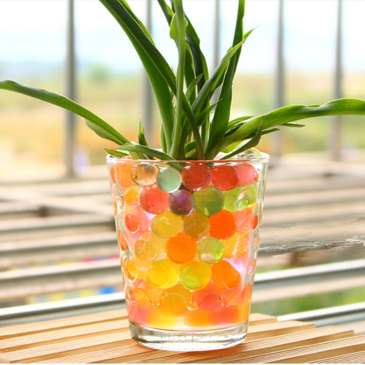 1000 PCS Home Decor Pearl Shaped Crystal Soil Water Beads Bio Gel Ball For Flower/Weeding Mud Grow Magic Jelly Balls