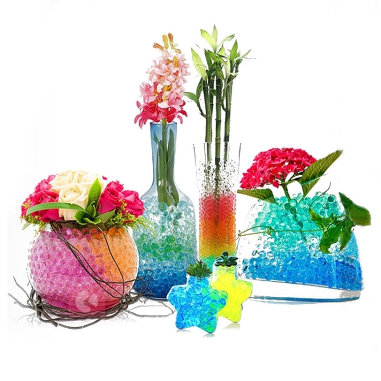 1000 PCS Home Decor Pearl Shaped Crystal Soil Water Beads Bio Gel Ball For Flower/Weeding Mud Grow Magic Jelly Balls