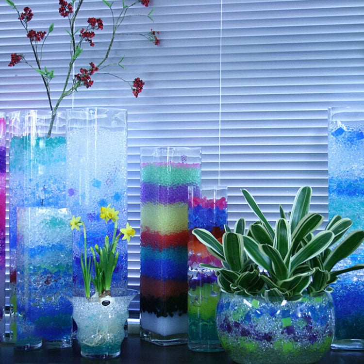 1000 PCS Home Decor Pearl Shaped Crystal Soil Water Beads Bio Gel Ball For Flower/Weeding Mud Grow Magic Jelly Balls