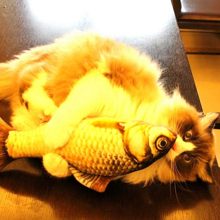 Simulation Fish Toy Funny Cat Toy Fish Stuff Scratching Post Board Toy, Large Size: 57.0 x 22.0 x 13.0cm