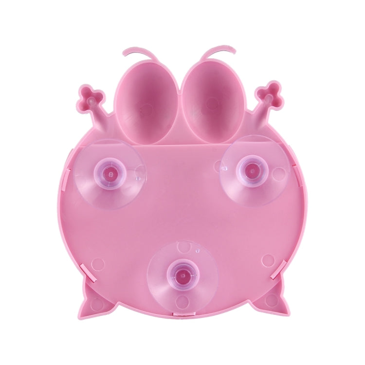 2 PCS Frog Shaped Toothbrush Holder with Suction Cups Random Color Delivery