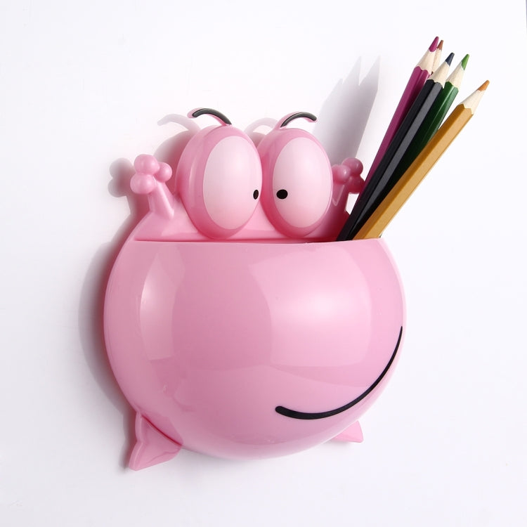 2 PCS Frog Shaped Toothbrush Holder with Suction Cups Random Color Delivery