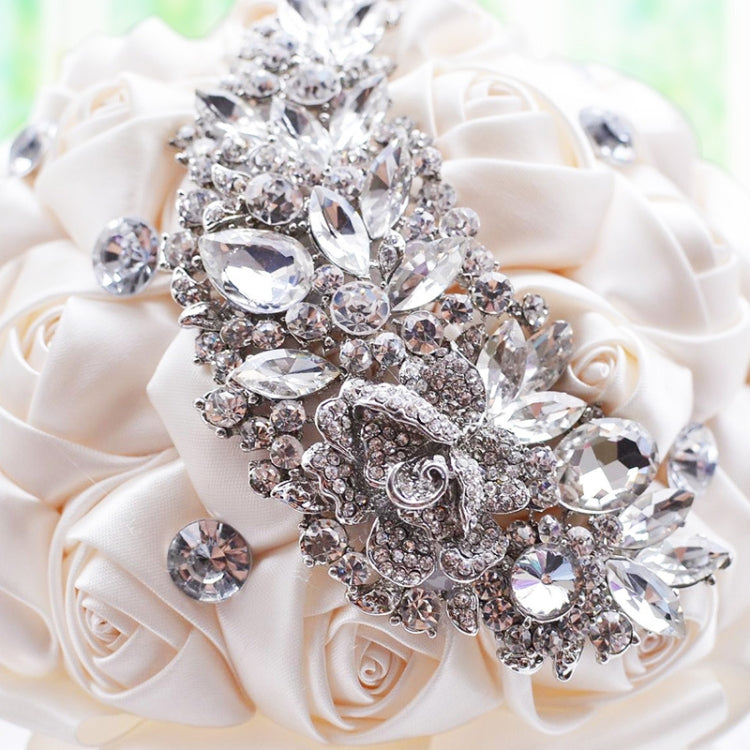 Wedding Holding Flowers Bridal Bouquet Accessories Bridesmaid Rhinestone Party Wedding Decoration Supplies