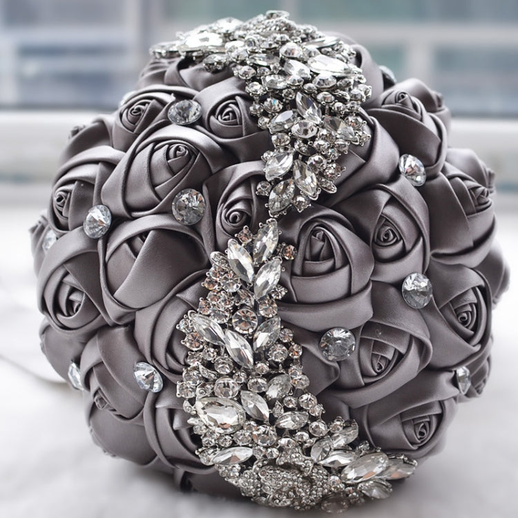 Wedding Holding Flowers Bridal Bouquet Accessories Bridesmaid Rhinestone Party Wedding Decoration Supplies