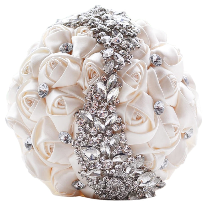 Wedding Holding Flowers Bridal Bouquet Accessories Bridesmaid Rhinestone Party Wedding Decoration Supplies