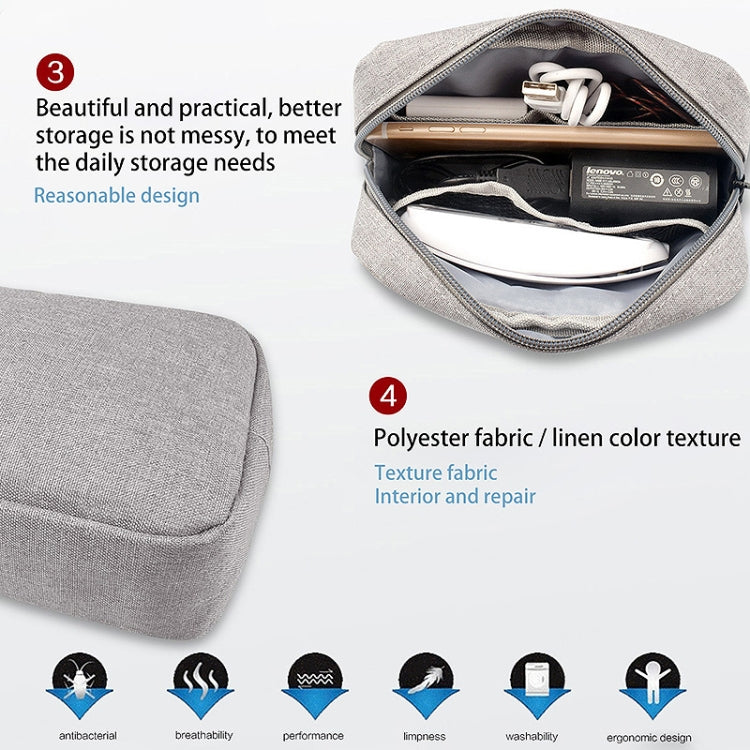 Multi-function Portable Waterproof Digital Travel Storage Bags Size: L