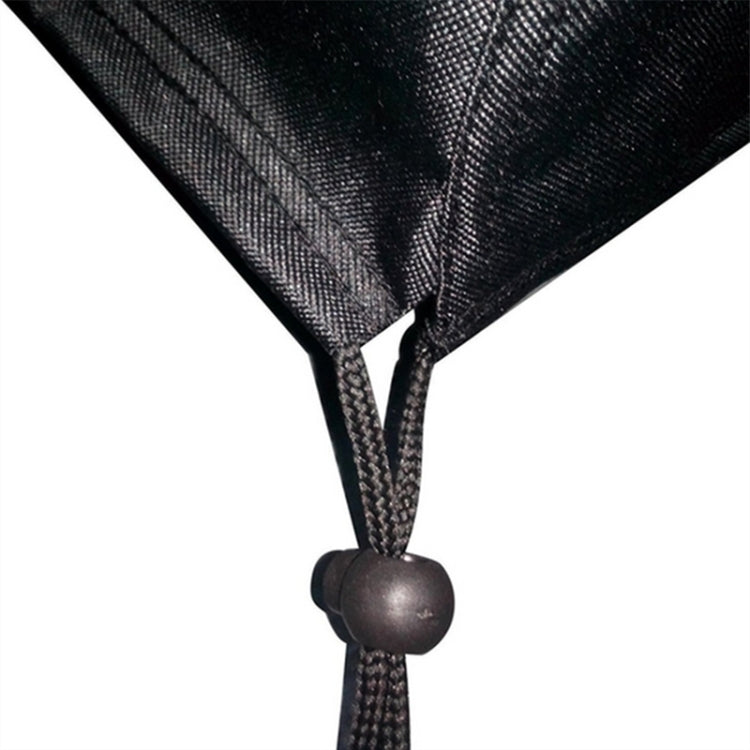 Anti-UV Waterproof Dust-proof 210D Oxford Cloth Folding Table Chairs Protective Cover Outdoor Furniture Set Cover, Size: 242*162*100cm(Black)