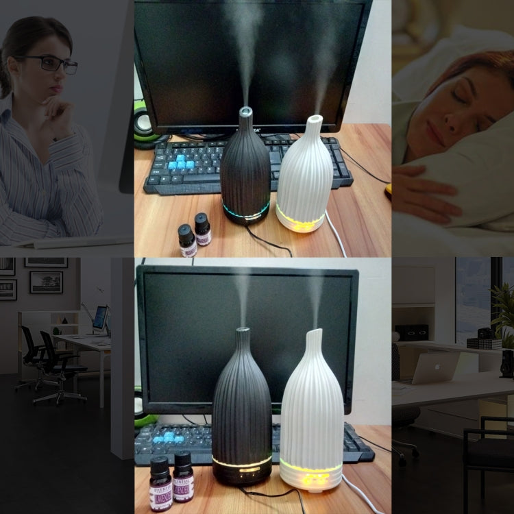 100C 12W 100ML Aromatherapy Air Purifier Humidifier with LED Light for Office / Home Room