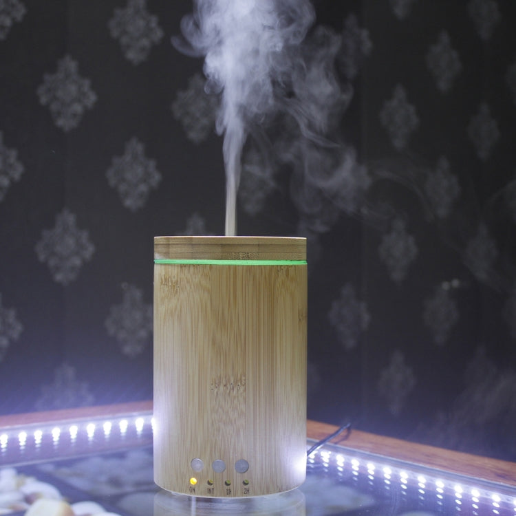 150B 12W 150ML Wood Grain Aromatherapy Air Purifier Humidifier with LED Light for Office / Home Room(Brown)