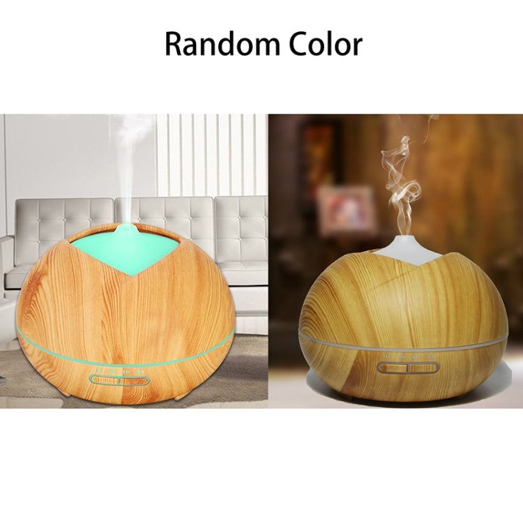 V-X300 14W 300ML Wood Grain Aromatherapy Air Purifier Humidifier with LED Light for Office / Home Room, Random Color Delivery