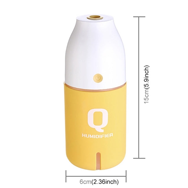 Imycoo WT-8015 2W Portable Mini Q Bottle Design USB Charge Aromatherapy Air Humidifier with LED Colorful Light, Bottle Capacity: 150ml, DC 5V