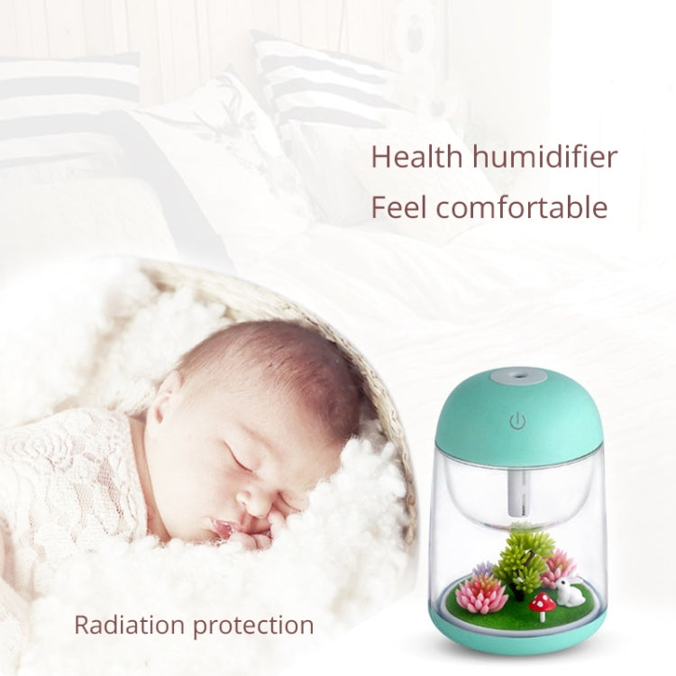 Imycoo WT602 2W Portable Mini Micro Landscape Design USB Charge Aromatherapy Air Humidifier with LED Colorful Light, Water Tank Capacity: 180ml, DC 5V