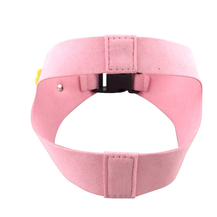 Microfiber with 3D Flowers Pattern Breathable Dog Chest Strap, Size: XS