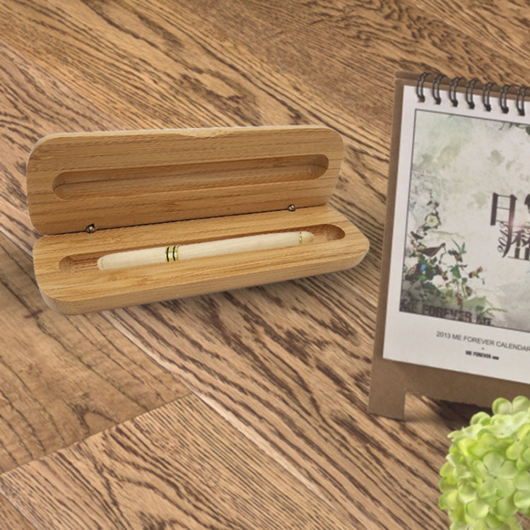 Portable Bamboo Wooden Fountain Pen Display Box Case Container Gift