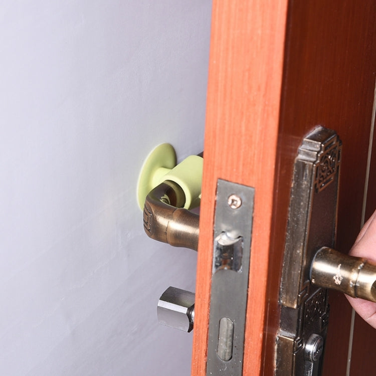 10 PCS Room Doorknob Pad Anti-collision Silicone Handle Lock Shock Pad Protective Silencer Suction Mat