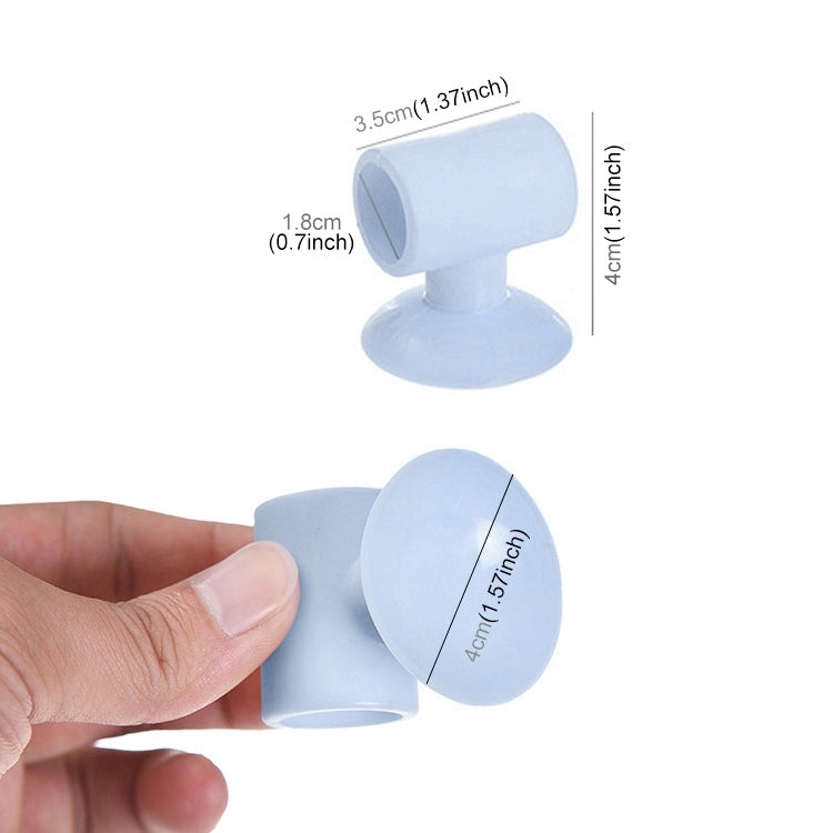10 PCS Room Doorknob Pad Anti-collision Silicone Handle Lock Shock Pad Protective Silencer Suction Mat