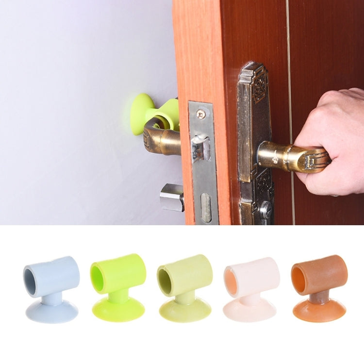 10 PCS Room Doorknob Pad Anti-collision Silicone Handle Lock Shock Pad Protective Silencer Suction Mat