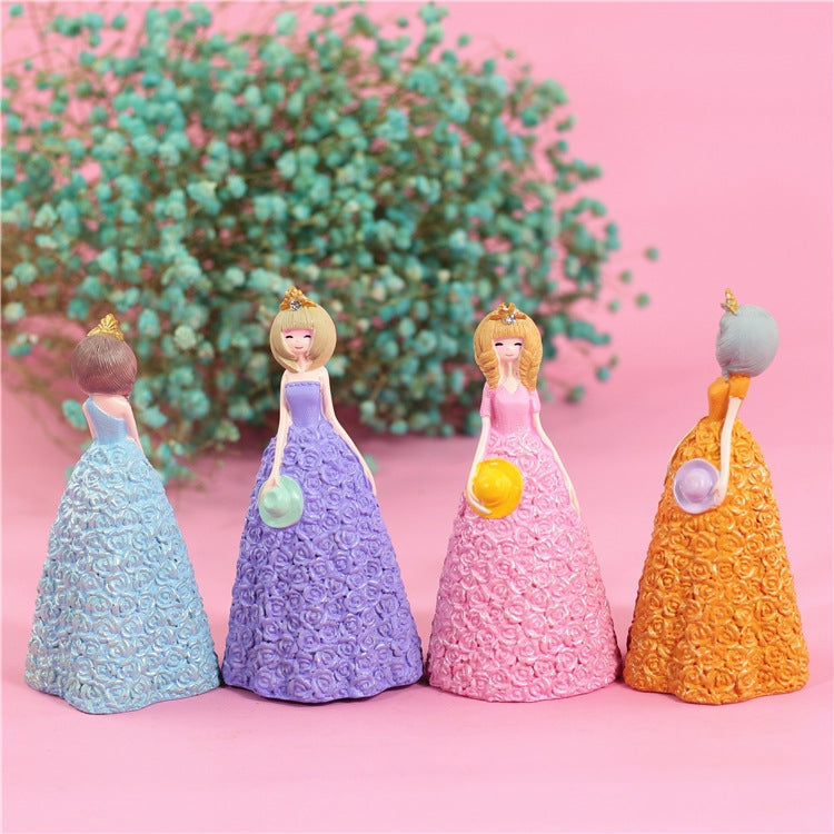 Pretty Skirt Girl Style Resin Crafts Ornaments Room Decoration, Size: 9*8.5*19cm