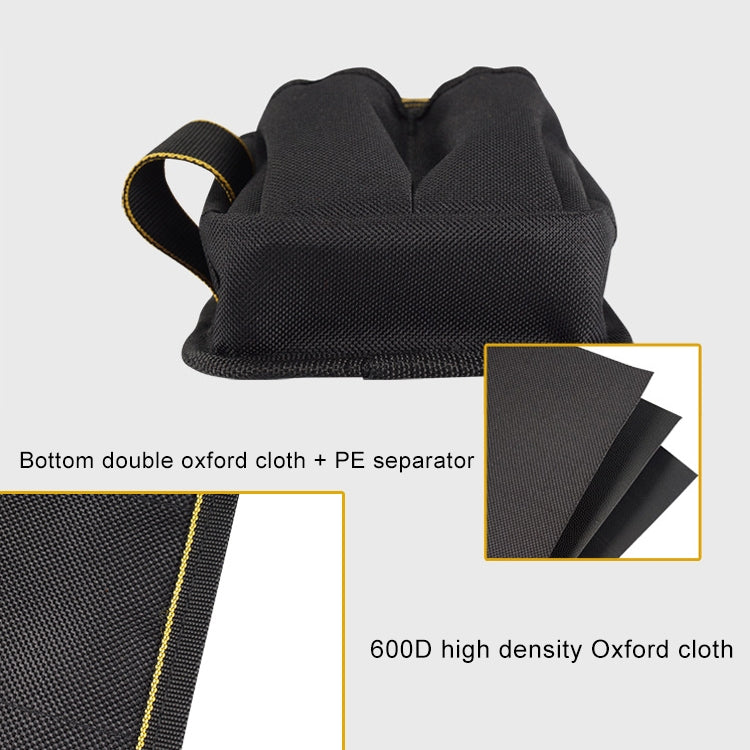 Professional Oxford Cloth Electrician Belt Pouch Convenient Tool Bag(Black)