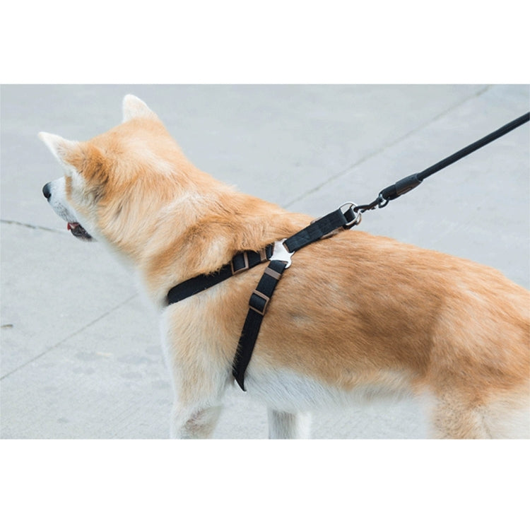 Pet Dog Collar + Harness + Leash Three Sets, S, Harness Chest Size: 34-50cm, Collar Neck Size: 24-35cm, Pet Weight: 8kg Below