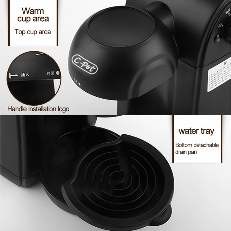 CRM2008-1 Household Italian Steam Milk Brewing Portable Coffee Machine