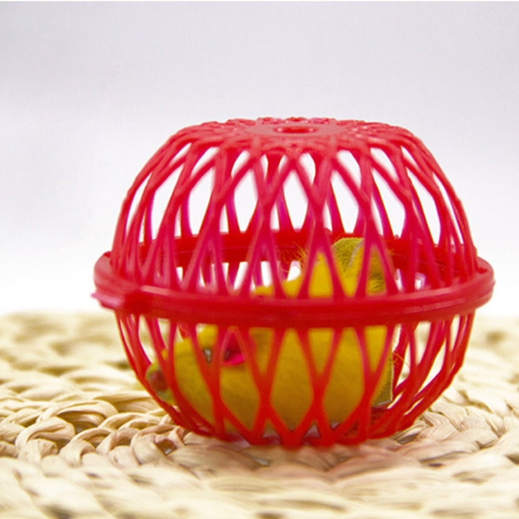 Mouse in the Cage Toy, Detachable Plastic Cage Mouse Pet Toys, Random Color Delivery