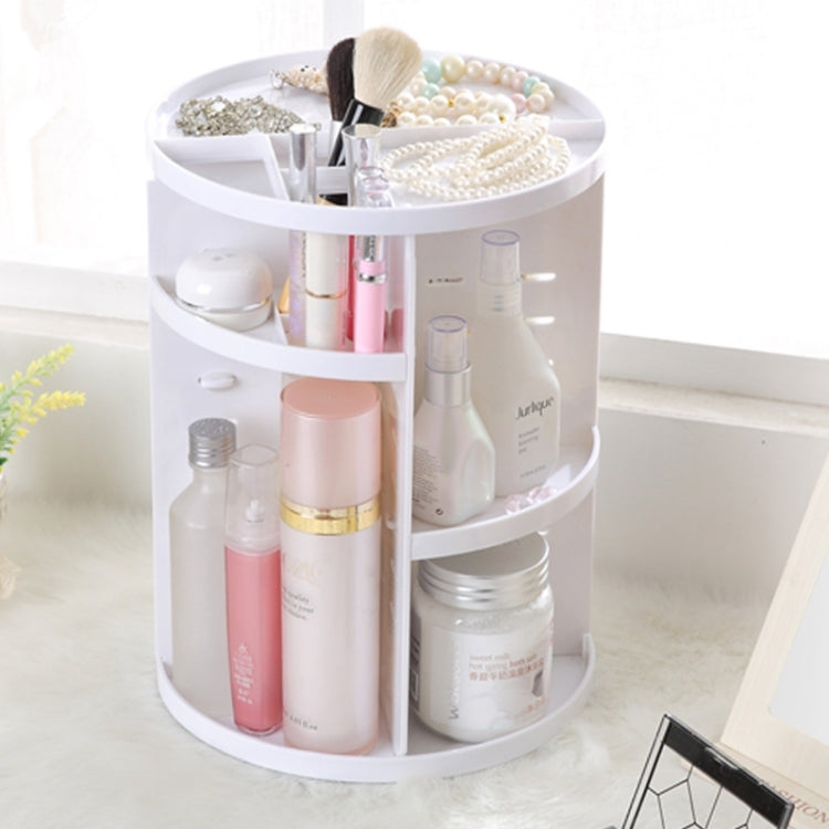 360 Degrees Rotate Functional Cosmetics Container Makeup Organizer Eco-friendly Storage Box, Size: 23 x 31cm