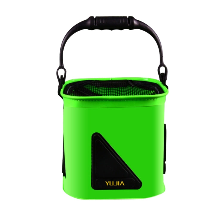 Multi-function Thickening Live Fish Bucket Foldable Waterproof Fishing Storage Bucket with Rope, Size: 22*22 cm, Random Color Delivery