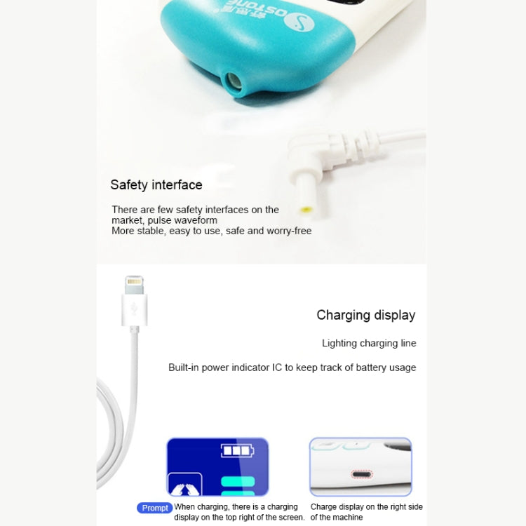 JCE-205 Mini Multi-function Voice Electronic Digital Meridian Physiotherapy Instrument Electronic Massage Instrument