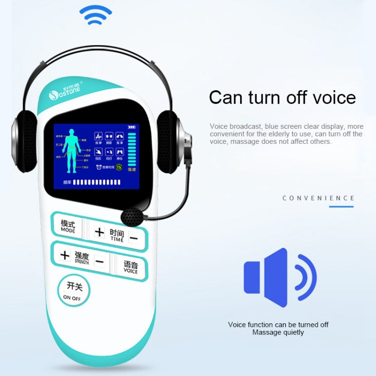 JCE-205 Mini Multi-function Voice Electronic Digital Meridian Physiotherapy Instrument Electronic Massage Instrument