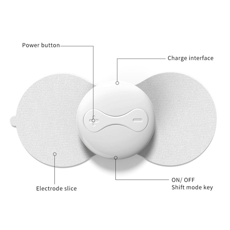 YK-002 Mini Multi-function Body Electric Physiotherapy Instrument,Cervical Massage Machine,Magic Sticker