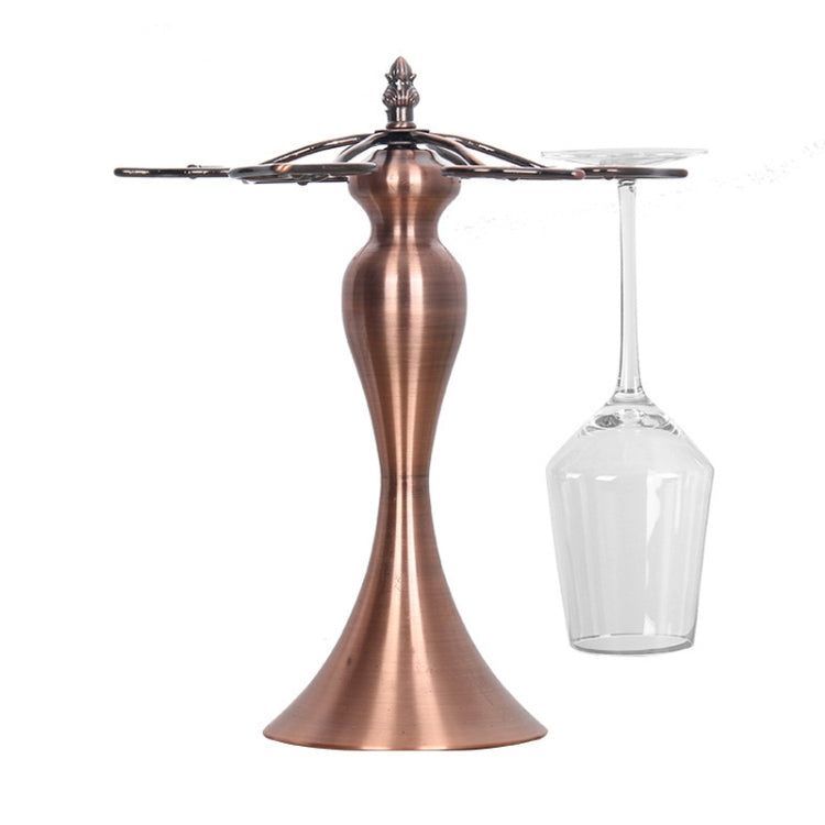 Iron Hanging Wine Glass Shelf Drain Rack Small Waist Cup Holder