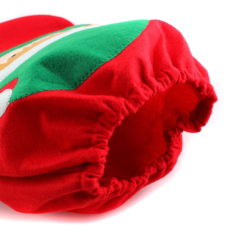 Fancy Christmas Decoration Santa Elf Toilet Lid Cover, Size: 44 x 35cm