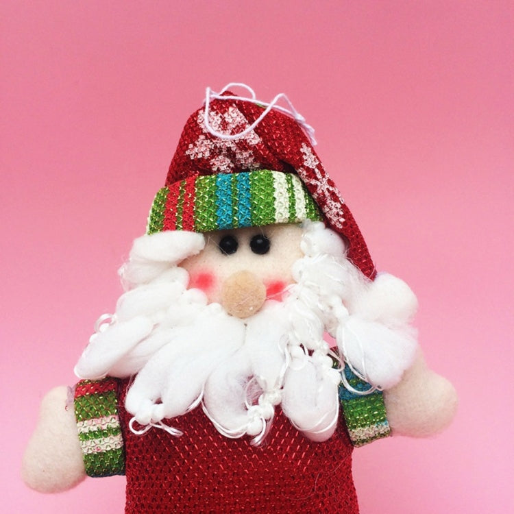 2 PCS Christmas Decoration Santa Claus / Snowman with Lanyard