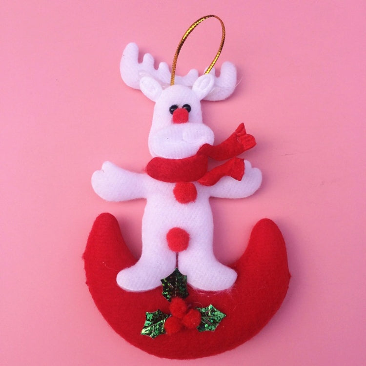 6 PCS Christmas Tree Decoration Hang Ornament with Lanyard, Random Style Delivery