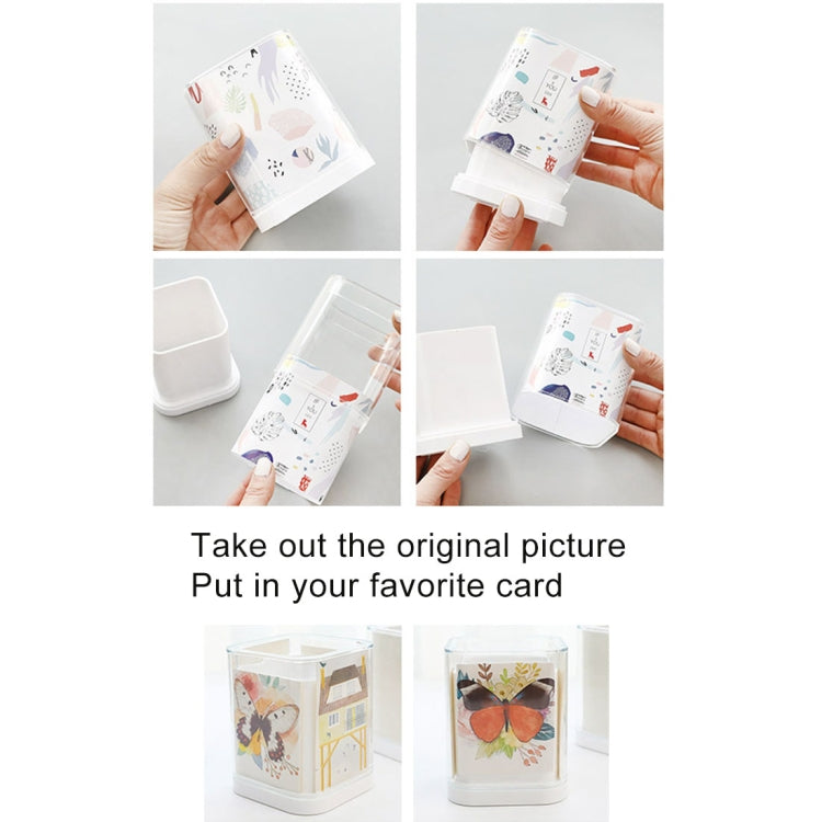 2 PCS Creative Fashion Desktop Storage Box Stationery Cosmetics Storage Box, Random Style Delivery