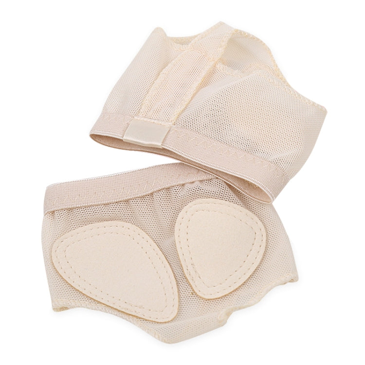 5 Pairs Professional Belly Ballet Dance Toe Pad Practice Shoes Forefoot Pads Socks Anti-slip Breathable Toe Socks Sleeve, Size: XL(41-42 Yards)(Flesh Color)