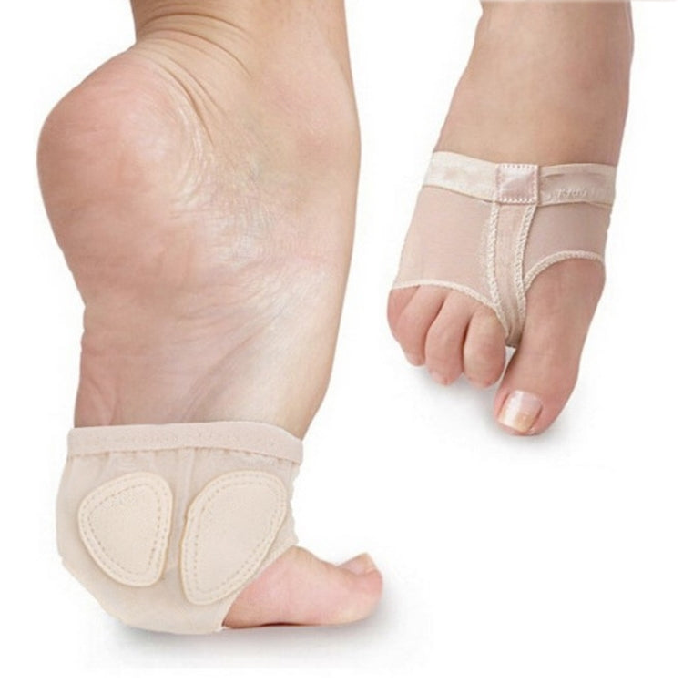 5 Pairs Professional Belly Ballet Dance Toe Pad Practice Shoes Forefoot Pads Socks Anti-slip Breathable Toe Socks Sleeve, Size: L(39-40 Yards)(Flesh Color)