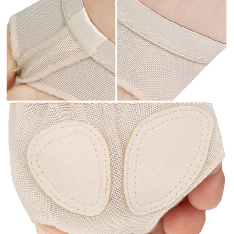 5 Pairs Professional Belly Ballet Dance Toe Pad Practice Shoes Forefoot Pads Socks Anti-slip Breathable Toe Socks Sleeve, Size: S(35-36 Yards)(Flesh Color)