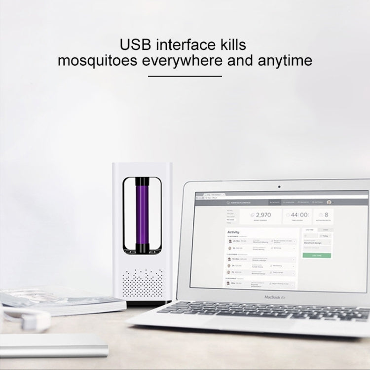 Photocatalysis Inhaled Mosquito Killer Lamp USB Electric Bug Insect Killer Lights Pest Repeller with AC Adapter