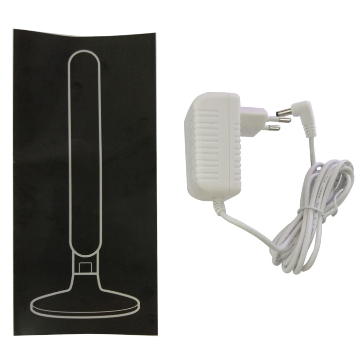 S3 10W Foldable LED 5-grade Dimmable Desk Lamp, AC 100-240V with Calendar Display(White)