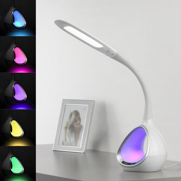 T5 12W LED 5-grade Dimmable Flexible Desk Lamp, AC 100-240V with Colorful Touch Light