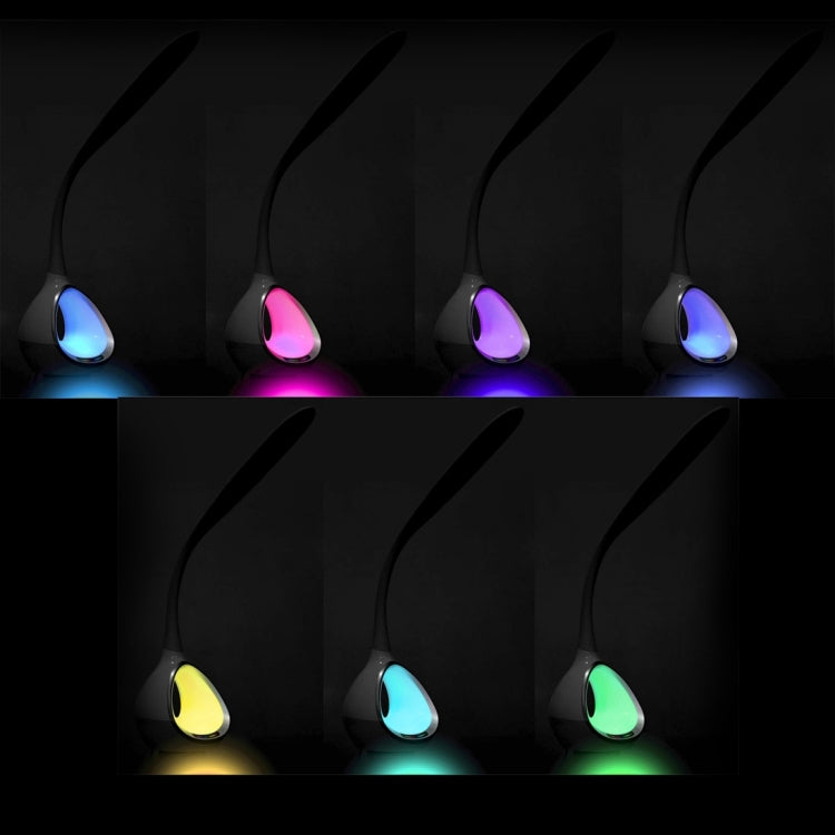 T5 12W LED 5-grade Dimmable Flexible Desk Lamp, AC 100-240V with Colorful Touch Light