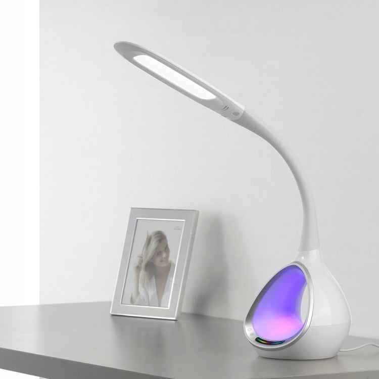 T5 12W LED 5-grade Dimmable Flexible Desk Lamp, AC 100-240V with Colorful Touch Light
