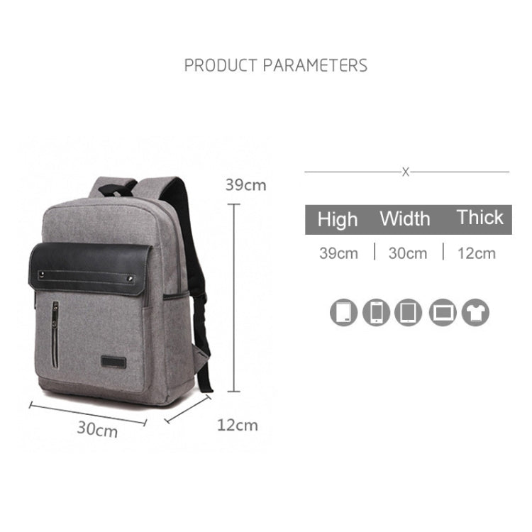 Universal Multi-Function Oxford Cloth Laptop Computer Shoulders Bag Business Backpack Students Bag, Size: 39x30x12cm, For 14 inch and Below Macbook, Samsung, Lenovo, Sony, DELL Alienware, CHUWI, ASUS, HP