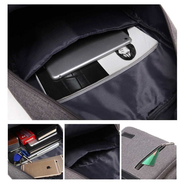Universal Multi-Function Oxford Cloth Laptop Computer Shoulders Bag Business Backpack Students Bag, Size: 39x30x12cm, For 14 inch and Below Macbook, Samsung, Lenovo, Sony, DELL Alienware, CHUWI, ASUS, HP