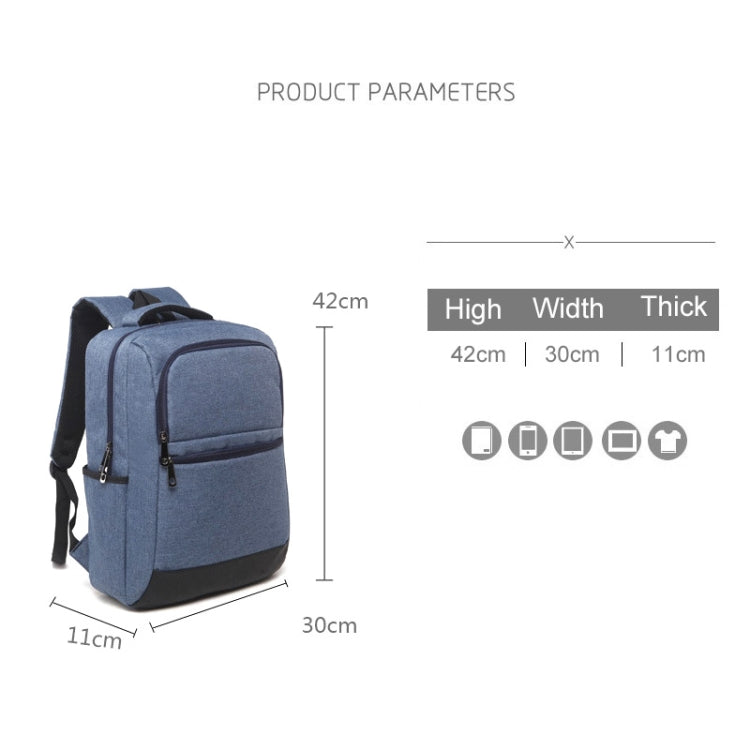 Universal Multi-Function Oxford Cloth Laptop Computer Shoulders Bag Business Backpack Students Bag, Size: 42x30x11cm, For 15.6 inch and Below Macbook, Samsung, Lenovo, Sony, DELL Alienware, CHUWI, ASUS, HP