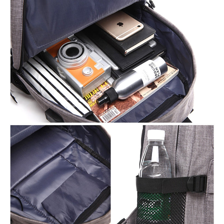 Universal Multi-Function Oxford Cloth Laptop Shoulders Bag Backpack with External USB Charging Port, Size: 46x32x12cm, For 15.6 inch and Below Macbook, Samsung, Lenovo, Sony, DELL Alienware, CHUWI, ASUS, HP