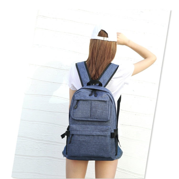 Universal Multi-Function Oxford Cloth Laptop Shoulders Bag Backpack with External USB Charging Port, Size: 46x32x12cm, For 15.6 inch and Below Macbook, Samsung, Lenovo, Sony, DELL Alienware, CHUWI, ASUS, HP